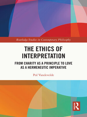 cover image of The Ethics of Interpretation